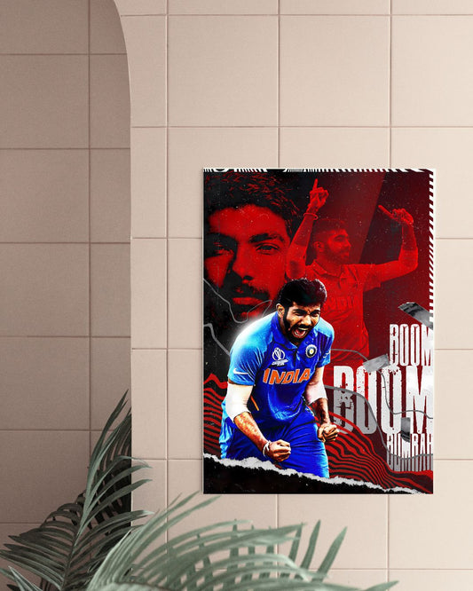 BOOM BUMRAH | Jasprit Bumrah | Cricket Poster | Posterite