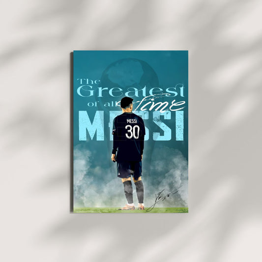 The Goat | Messi #01 | FootBall Poster | Posterite