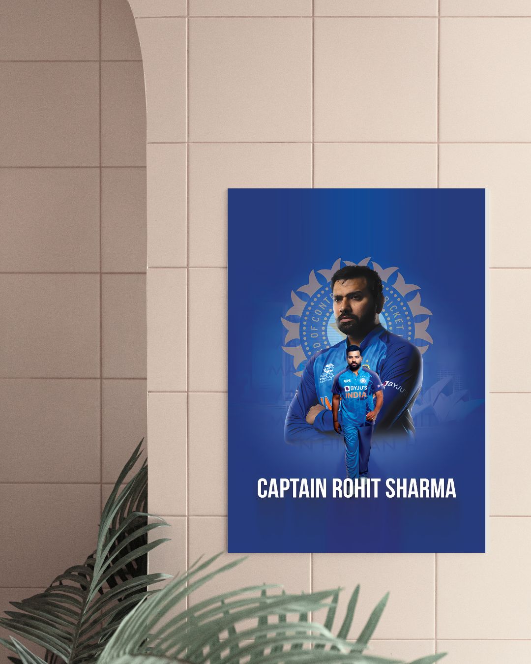 Captain Rohit Sharma | Rohit Sharma | Cricket Poster | Posterite