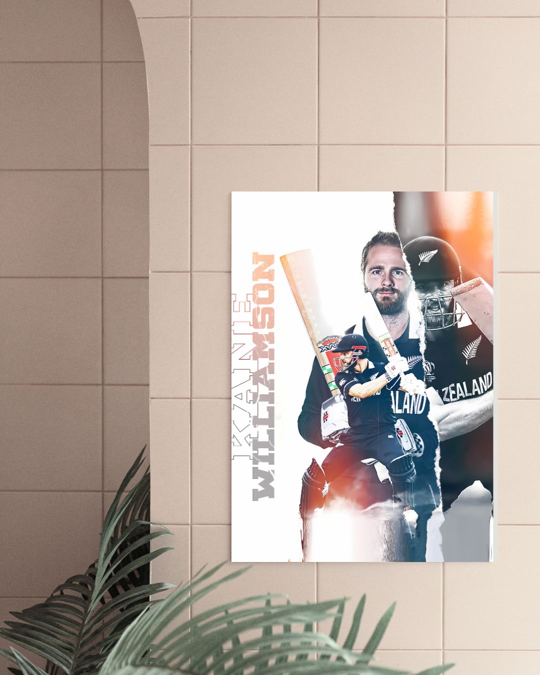 Kane Williamson x New Zealand | Kane Williamson | Cricket Poster | Posterite