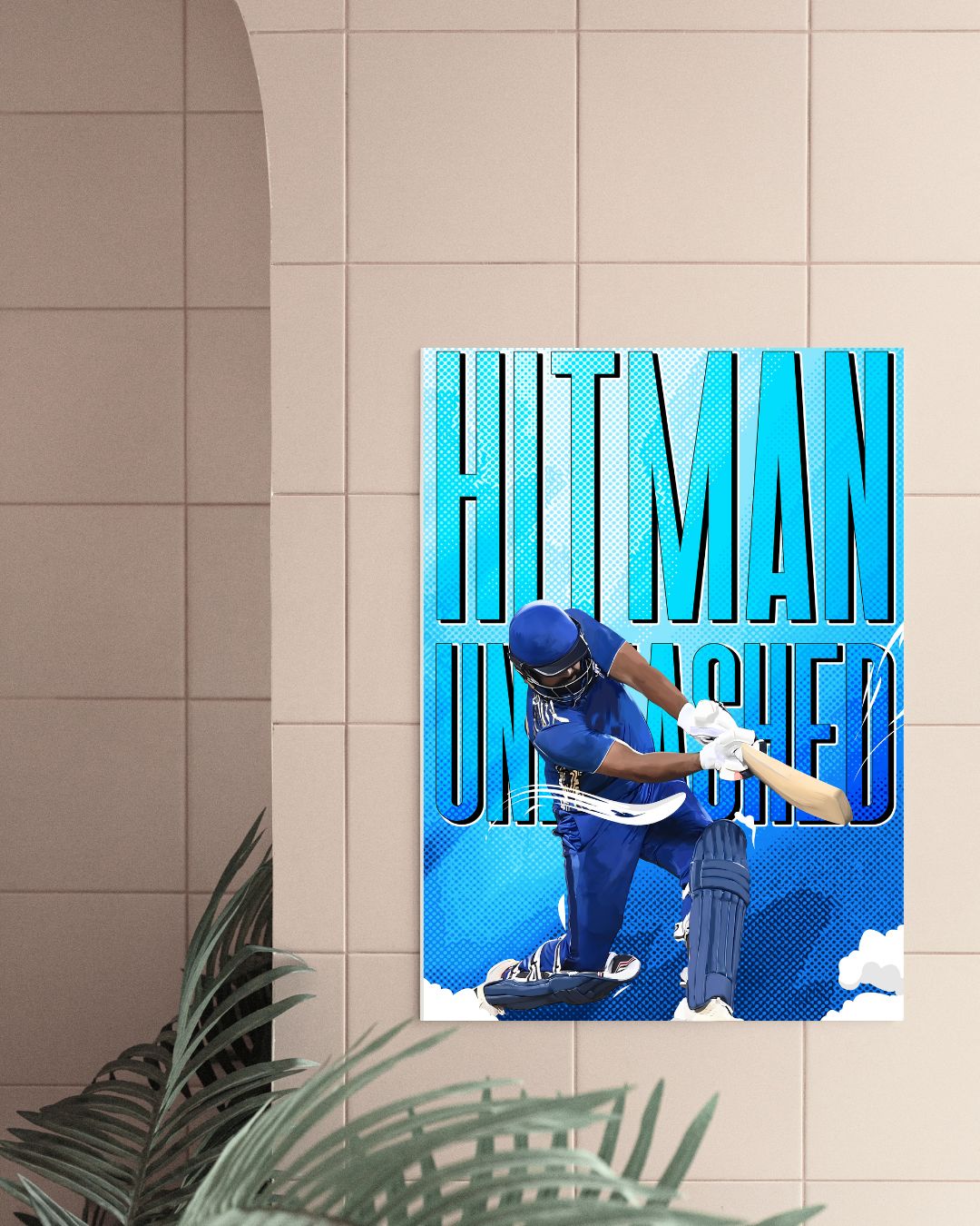 HITMAN UNLESHED | ROHIT SHARMA | Cricket Poster | Posterite