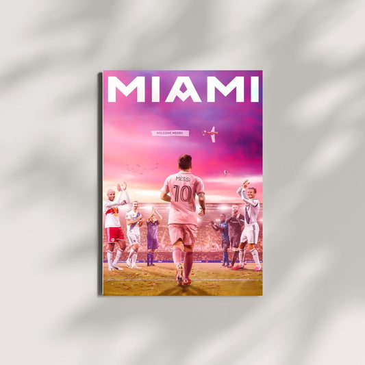 Messi Inter Miami #09 | US Open Cup final | Messi #03 | FootBall Poster | Posterite