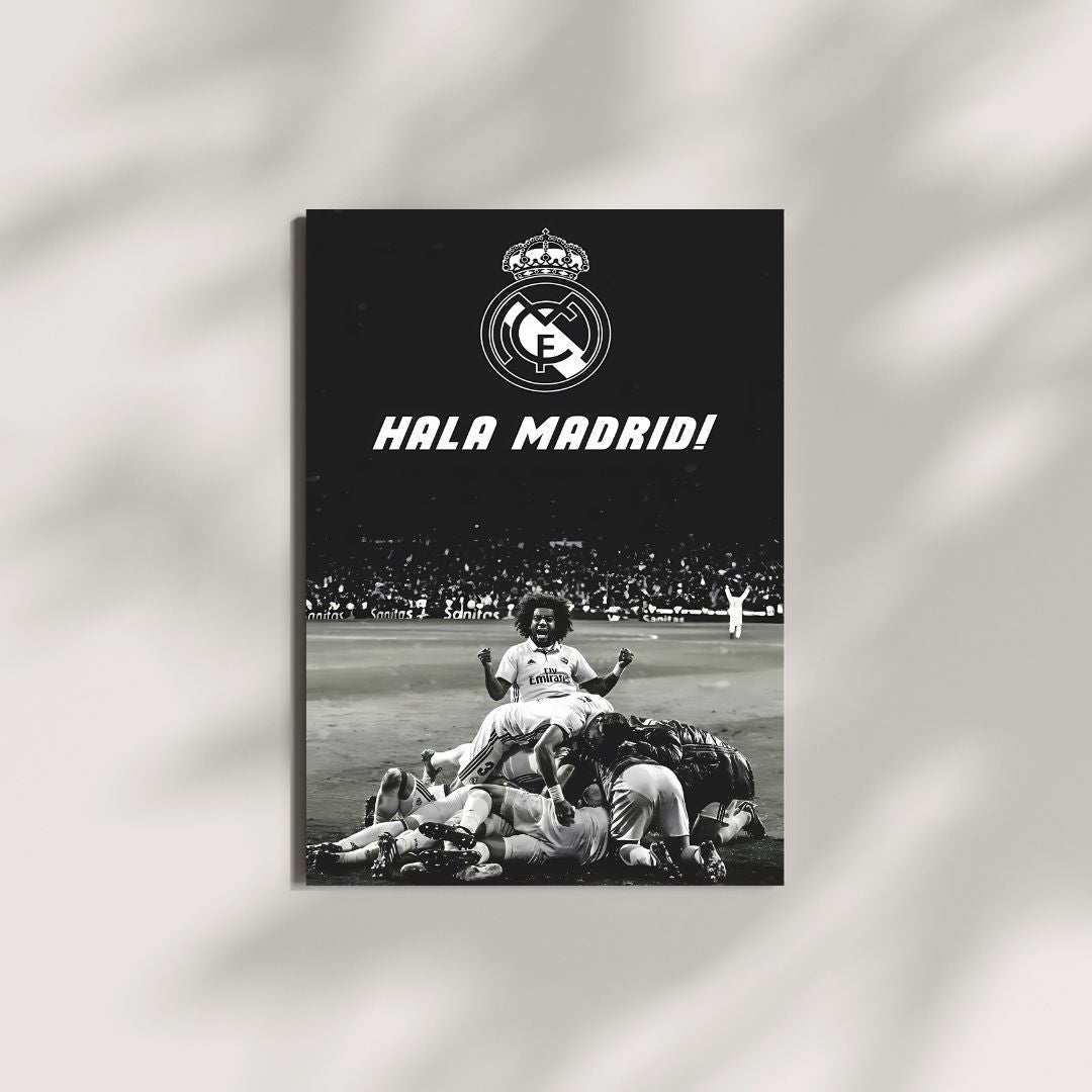 HALA MADRID | REAL MADRID | FootBall Poster | Posterite