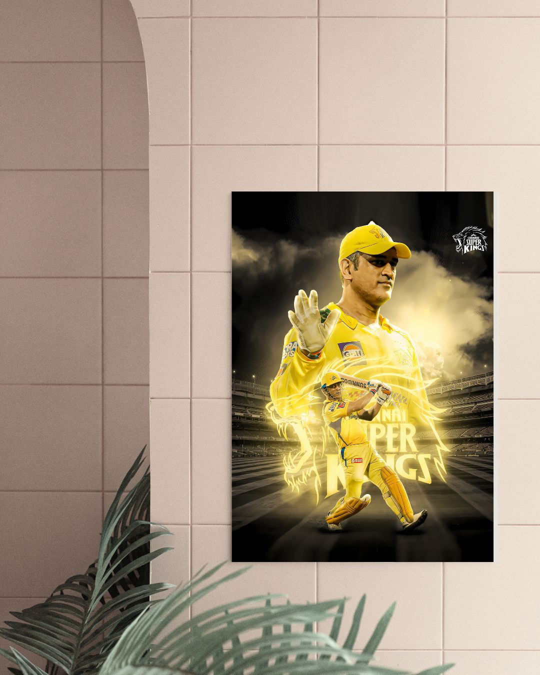 MS Dhoni #05 | Dhoni | Cricket Poster | Posterite