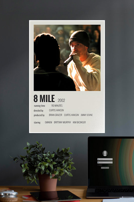 8 MILE | Eminem | Movie Card | Movie Poster