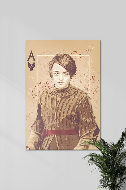 Arya Stark Playing Card | GOT#01 | Series Poster