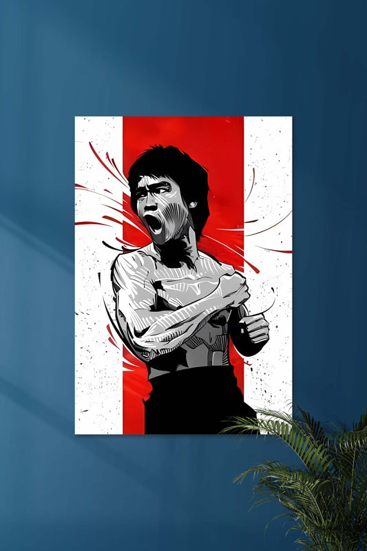 BRUCE LEE | THE FIGHTER | Motivational Poster