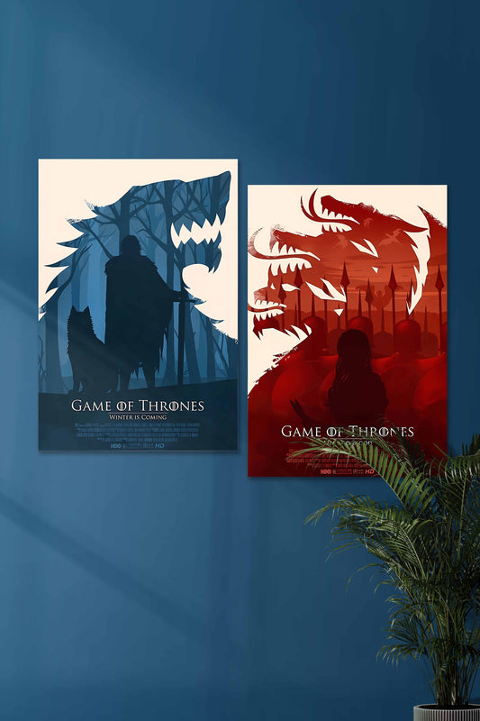 Blood & Fire | GOT Set #03 | Series Poster Pack of 2