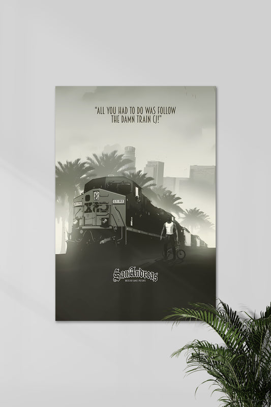 CJ | GTA SAN ANDREAS | GAME POSTERS