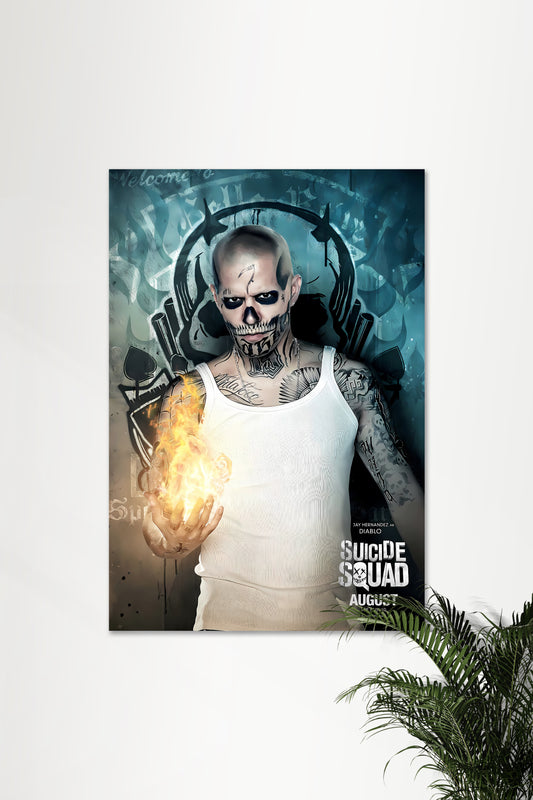 DIABLO X JAY HERNANDEZ | Sucide Squad | DCU Poster