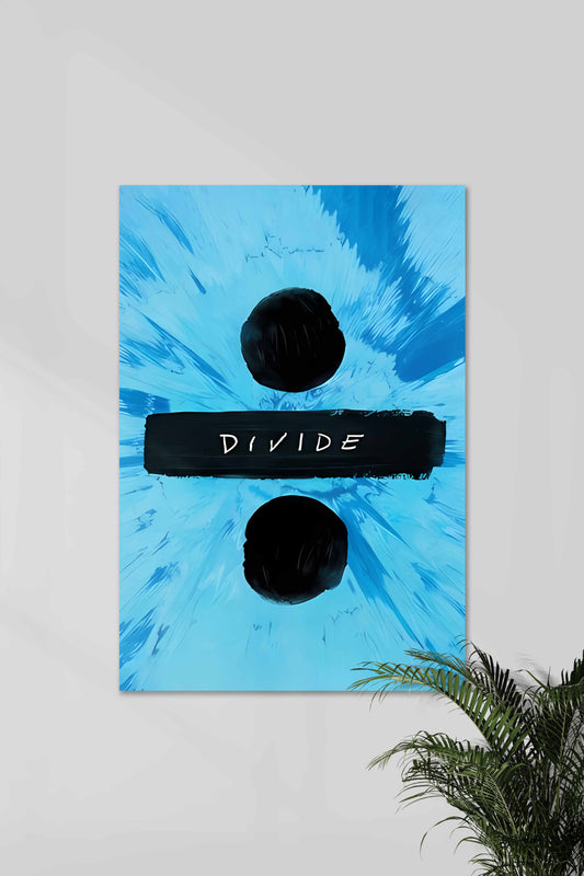 Ed Sheeran #00 Divide | ED |Music Artist Poster