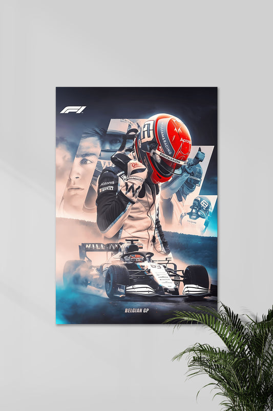 GEROGE RUSSEL | BELGIAN GP | F1 POSTERS