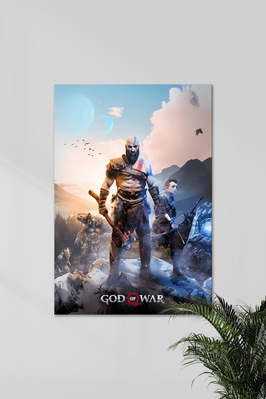 GOD OF WAR | KRATOS ATREUS | GAME POSTERS