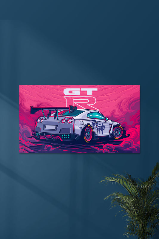 GTR | VECTOR STYLE CARS #01 | CAR POSTERS