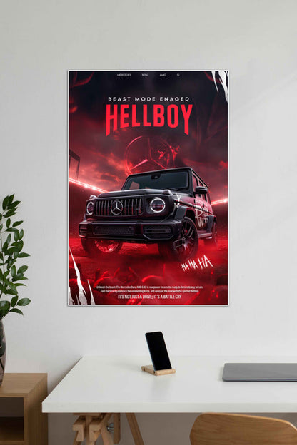 HELLBOYx MERCEDES BENZ G | CONCEPT CARS #08 | CAR POSTERS