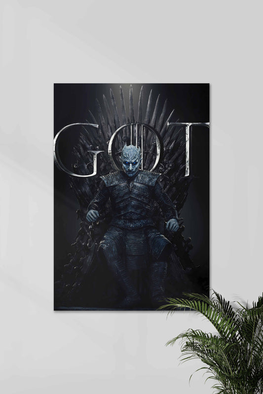 IRON THRONE x NIGHT KING | GOT | Series Poster