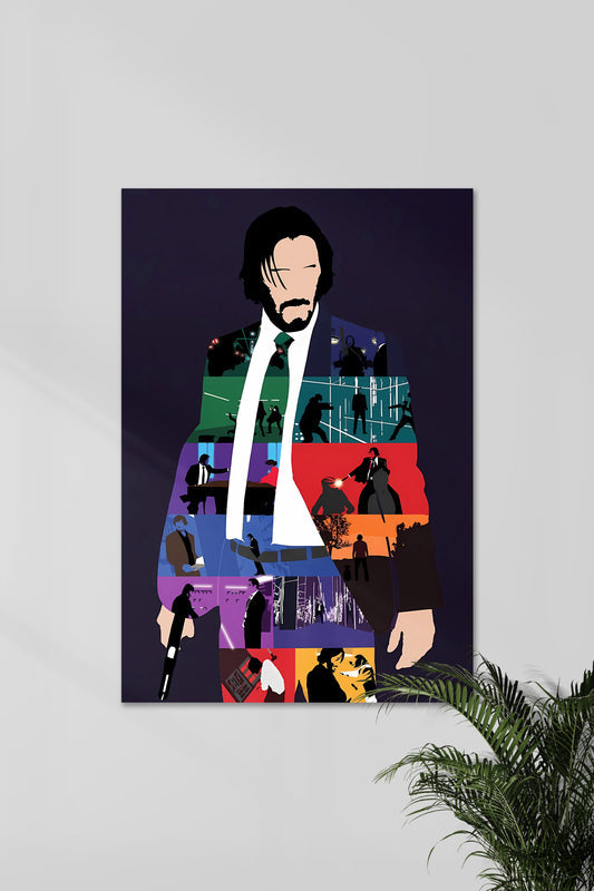 JOHN WICK All in One VECTOR | JW | Movie Poster