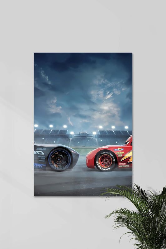 Jackson Storm vs Lightning McQueen | CARS 3 | Movie Poster