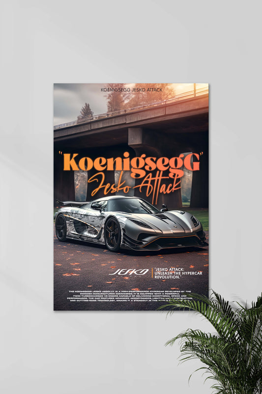 Koenigsegg Jesko attack | CONCEPT CARS #06 | CAR POSTERS