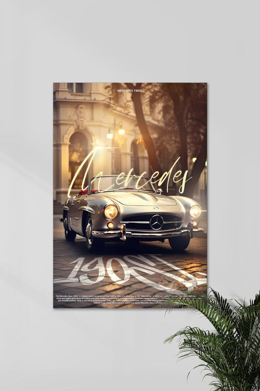 MERCEDES 190SL | CONCEPT CARS #05 | CAR POSTERS