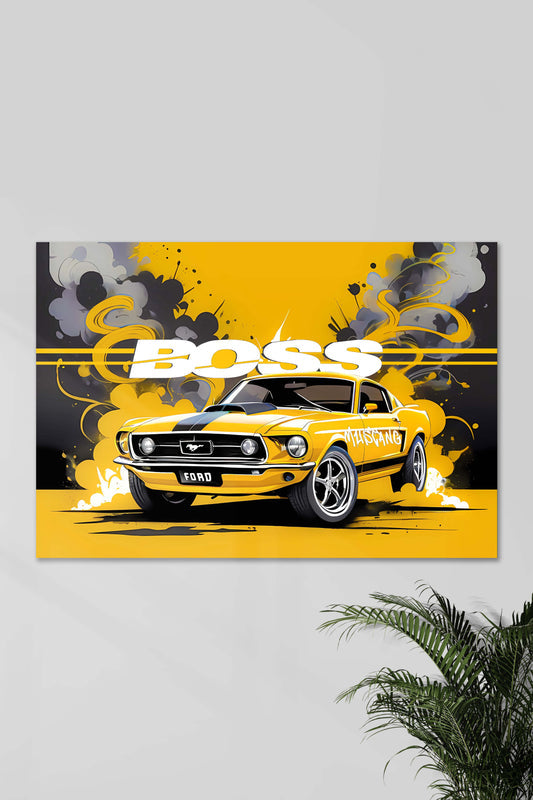 Mustang 1969 | VECTOR CARS #02 | CAR POSTERS