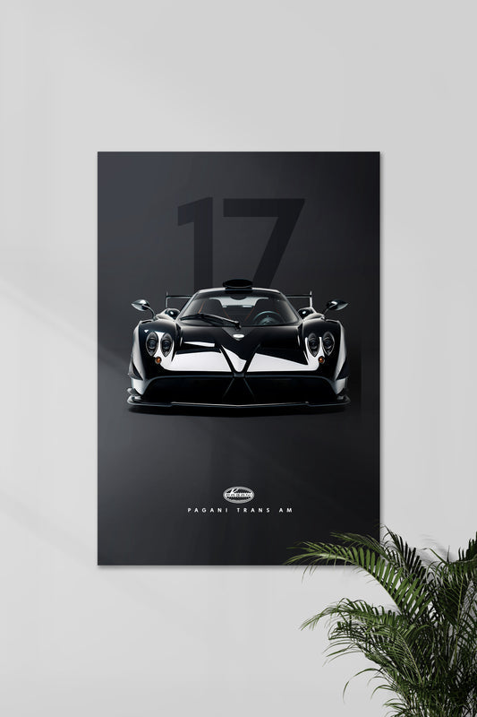 Pagani Trans AM #17 | SOLID CARS #00 | CAR POSTERS