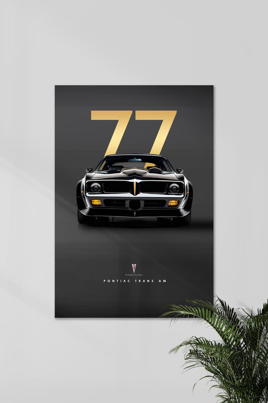 Pontiac Trans AM #77 | SOLID CARS #00 | CAR POSTERS