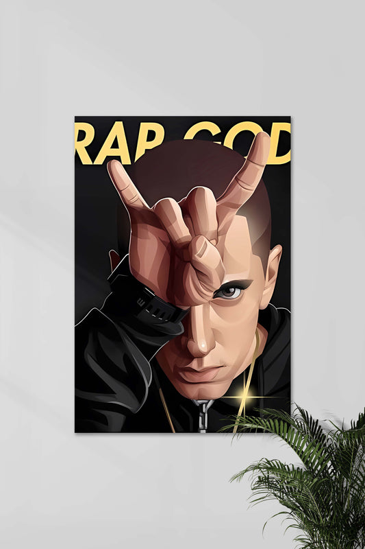 RAPGOD | EMINEM | Music Artist Poster