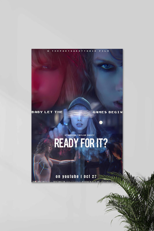 Ready for it Taylor Swift | Taylor Swift #04 | Music Artist Poster