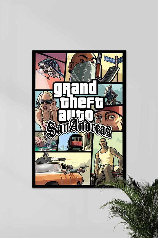 SAN ANDREAS #01 | GTA | GAME POSTERS