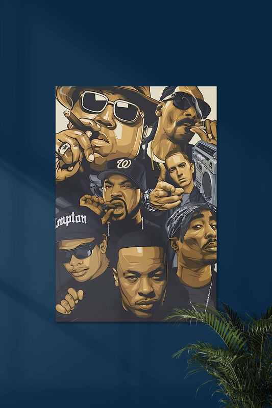 SEVEN LEGENDS #00 | American Rappers | Music Artist Poster