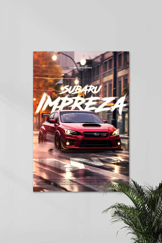 SUBARU IMPREZA WRX | CONCEPT CARS #04 | CAR POSTERS