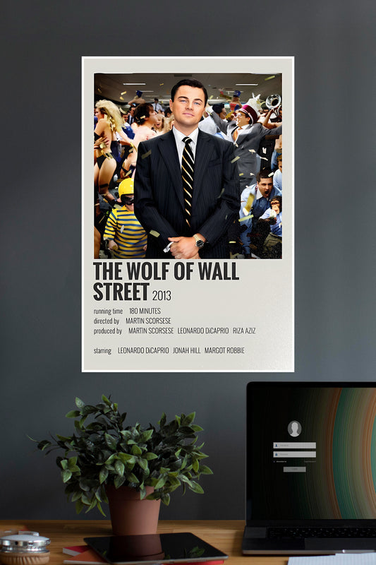 The Wolf Of Wall Street | MARTIN SCORSESE | Movie Card | Movie Posters