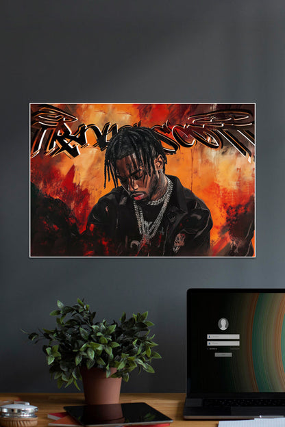 Travis Scott #02 | Trvais SCOTT | Music Artist Poster