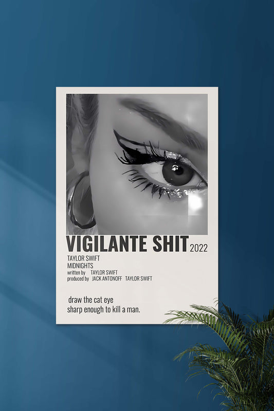 Vigilante Shit x Taylor Swift | Music Card | Music Artist Poster